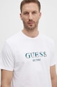 Guess t-shirt bawełniany biały M4YI17.I3Z14