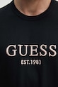 Guess t-shirt bawełniany M4YI17.I3Z14 czarny