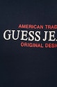 Хлопковая футболка Guess Jeans M4YI42.K8FQ4 тёмно-синий