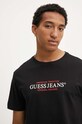 Бавовняна футболка Guess Jeans чорний M4YI42.K8FQ4