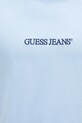 Хлопковая футболка Guess Jeans M4YI52.K8HM0 голубой