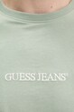 Βαμβακερό μπλουζάκι Guess Jeans M4YI52.K8HM0 πράσινο