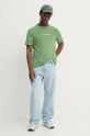 Guess Jeans tricou din bumbac M4YI52.K8HM0 verde SS25