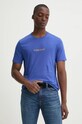 Бавовняна футболка Guess Jeans блакитний M4YI52.K8HM0