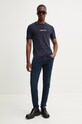 Бавовняна футболка Guess Jeans M4YI52.K8HM0 темно-синій SS25