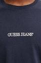 Бавовняна футболка Guess Jeans M4YI52.K8HM0 темно-синій