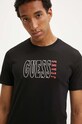 Bavlněné tričko Guess Jeans černá M4YI56.K8HM0