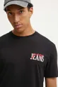 Хлопковая футболка Guess Jeans чёрный M4YI48.K8FQ4
