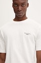 Marc O'Polo t-shirt bawełniany DENIM beżowy 5000005077