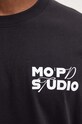 Marc O'Polo t-shirt bawełniany DENIM 5000005105 czarny