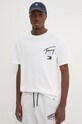 Oblečení Tričko Tommy Jeans DM0DM18529 bílá