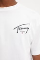 Бавовняна футболка Tommy Jeans DM0DM18536 білий