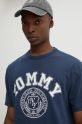 Tommy Jeans t-shirt in cotone blu navy DM0DM18542