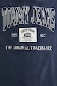 Tommy Jeans tricou din bumbac DM0DM19198 bleumarin