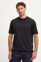 Odzież Emporio Armani t-shirt bawełniany 6D1TM4.1JOCZ czarny