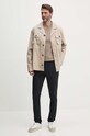 Хлопковая футболка Emporio Armani 6D1T98.1JOCZ коричневый AW24
