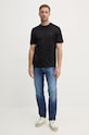 Emporio Armani tricou 6D1TR3.1JOSZ negru AW24