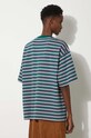 Clothing adidas Originals cotton t-shirt 80s Loose Striped Tee JC6521 green