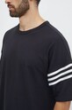 Βαμβακερό μπλουζάκι adidas Originals Neuclassics Tee IW0972 μαύρο
