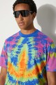 adidas Originals cotton t-shirt Tie-Dyed Tee IX6696 multicolor
