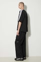 adidas Originals tricou din bumbac Adicolor Oversize IZ1832 negru AW24