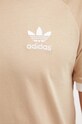 adidas Originals t-shirt bawełniany Adicolor Classics 3-Stripes Tee IZ2366 beżowy