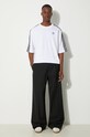 adidas Originals tricou din bumbac Adicolor Oversized Tee IZ2474 alb AW24