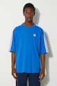 adidas Originals cotton t-shirt Adicolor relaxed blue IZ2481