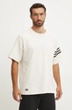 Βαμβακερό μπλουζάκι adidas Originals Neuclassics Tee απλικέ μπεζ JF9139