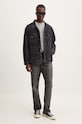 Bavlněné polo tričko Levi's A7198 šedá AW24
