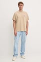 Levi's t-shirt bawełniany 87373 beżowy SS25