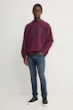 Βαμβακερό μπλουζάκι Levi's 87373 γκρί SS25