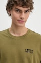 Levi's tricou din bumbac verde 87373