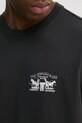 Levi's pamut póló 87373 fekete