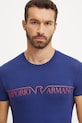 Футболка лаунж Emporio Armani Underwear тёмно-синий 111035.4F516