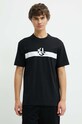 Karl Lagerfeld Jeans t-shirt bawełniany czarny 245D1701