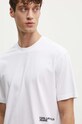 Karl Lagerfeld Jeans t-shirt bawełniany 245D1704 biały