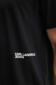 Karl Lagerfeld Jeans t-shirt bawełniany 245D1704 czarny