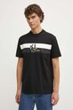 Karl Lagerfeld Jeans tricou din bumbac print negru 245D1708