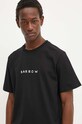 Barrow tricou din bumbac negru F4BWUATH062