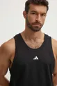czarny adidas Performance t-shirt treningowy Legends