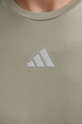 adidas Performance t-shirt treningowy Gym+ IR5875 beżowy
