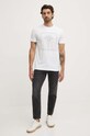 Joop! t-shirt bawełniany 30042365 biały AW24