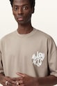 AllSaints tricou din bumbac ORLANDO SS bej M022PA