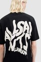 Îmbrăcăminte AllSaints tricou din bumbac ORLANDO SS M022PA negru