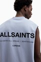 Oblečení Bavlněný top AllSaints ACCESS SL M039PA modrá