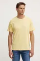 żółty Pepe Jeans t-shirt bawełniany AARON