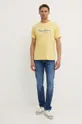 Pepe Jeans t-shirt bawełniany ABEL żółty