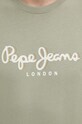 Хлопковая футболка Pepe Jeans ABEL PM509428 зелёный