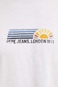 Pepe Jeans tricou din bumbac ADAN PM509437 alb